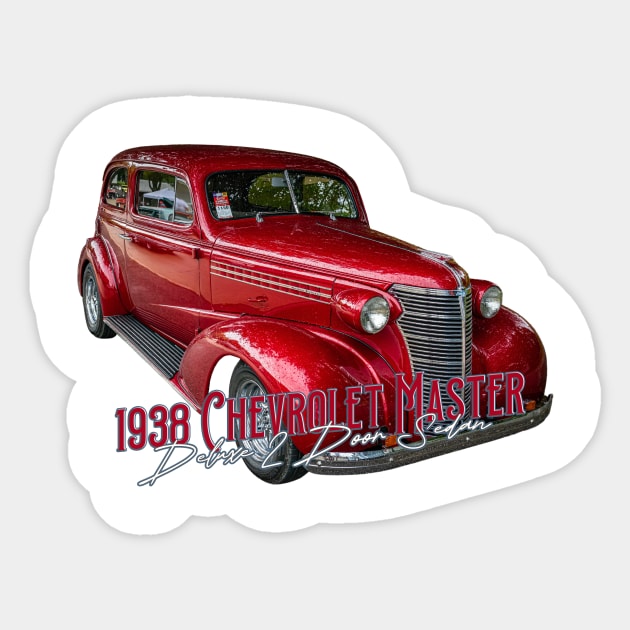 1938 Chevrolet Master Deluxe 2 Door Sedan Sticker by Gestalt Imagery